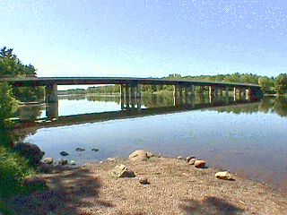 St. Croix River & Hwy 70 bridge.